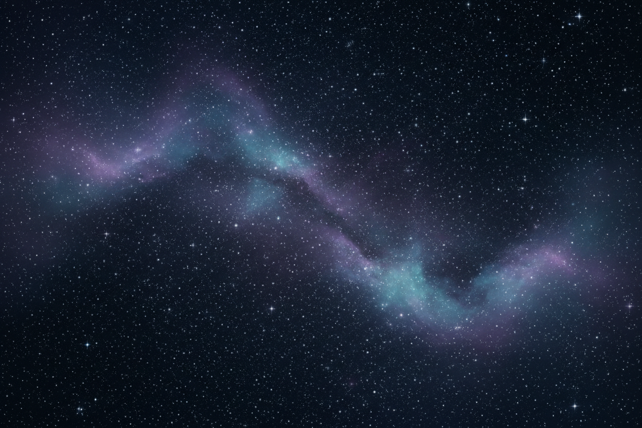 Starfield banner background